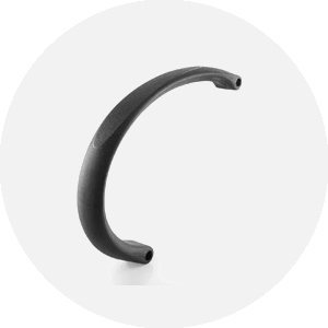 Braccioli ROUND legno o poliuretano